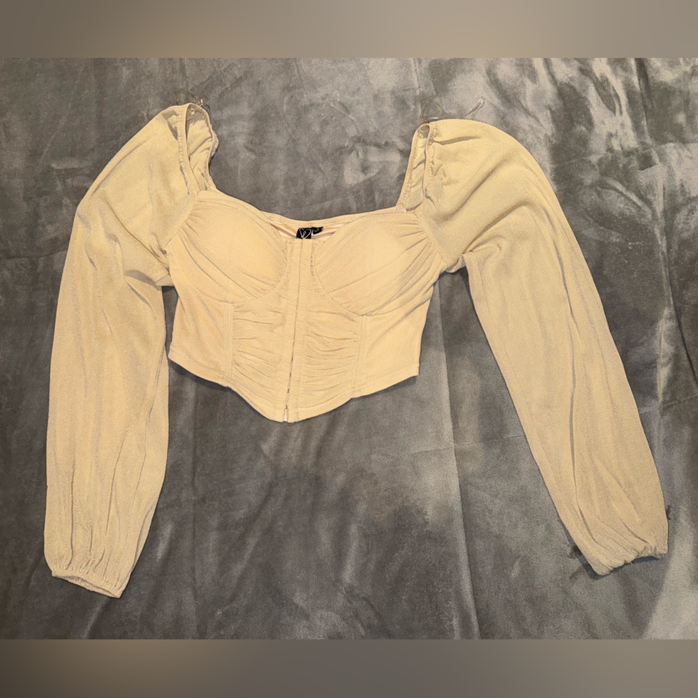 Windsor Sparkly Corset Crop Top